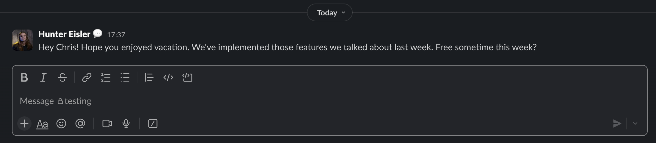 Networking screenshot